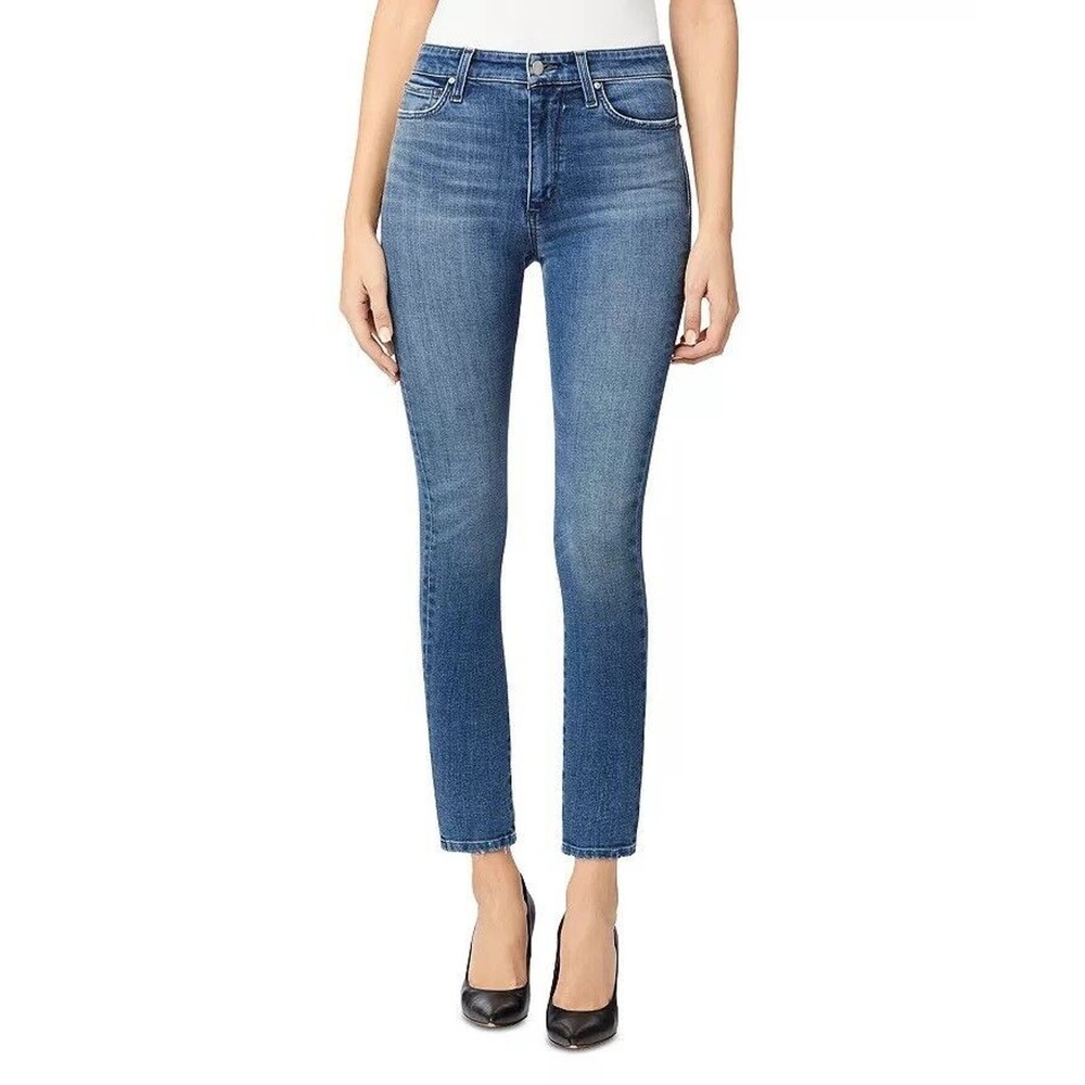 JOE'S The Lara Mid Rise Cigarette Ankle Jeans 24 Andover Medium Wash Denim
